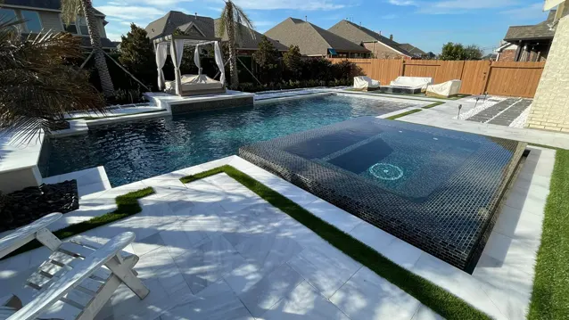 Experience a Splash of Elegance in Your Backyard | Friendswood Custom ...